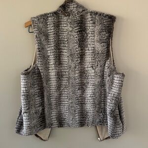 Faux fur vest